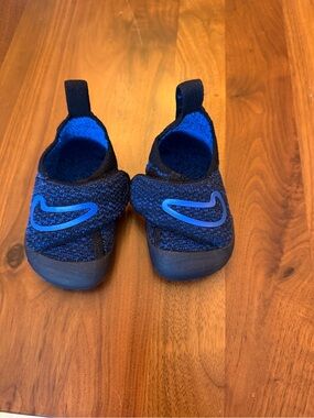 Nike Swoosh 1 Toddler Blue Slip-On Athletic Shoes